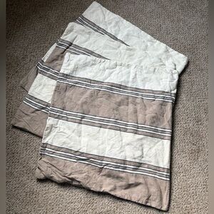 Pottery Barn Harper Pillow Covers Linen Cotton Set of 3